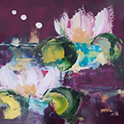 Nymphes sous fond prune